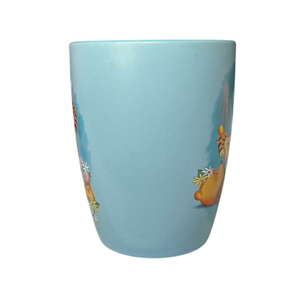 Disney Store Winnie the Pooh Tigger Piglet Blue Ceramic Mug Collectible - Picture 3 of 8